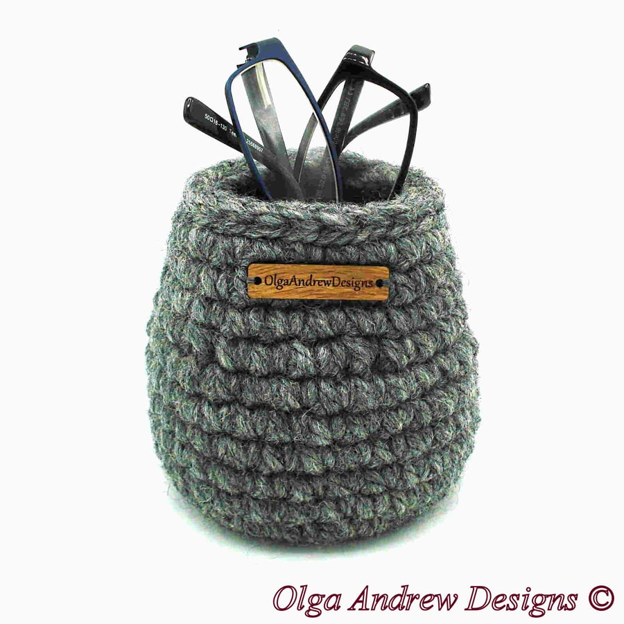 Soft eyeglass holder stand, eye glasses basket, desktop glasses cup holder