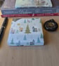 Christmas Snowy Night - A handmade, ultra-thin, gift box (Second)