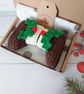 Christmas Pudding Crochet Baby Booties, Newborn - 6 Months - Image 4