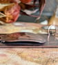 Oxidised Copper Fox Keyring; Sleeping Fox Autumn Gift - Image 4