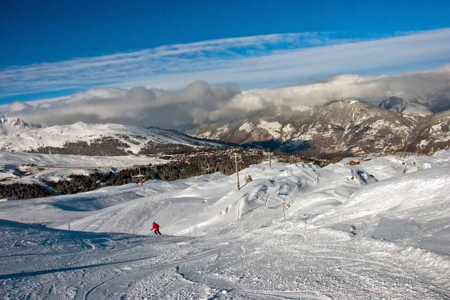 Courchevel 1850 3 Valleys French Alps France Photograph Print