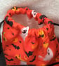 Small Halloween ghost themed fabric pouch drawstring bag - Image 2