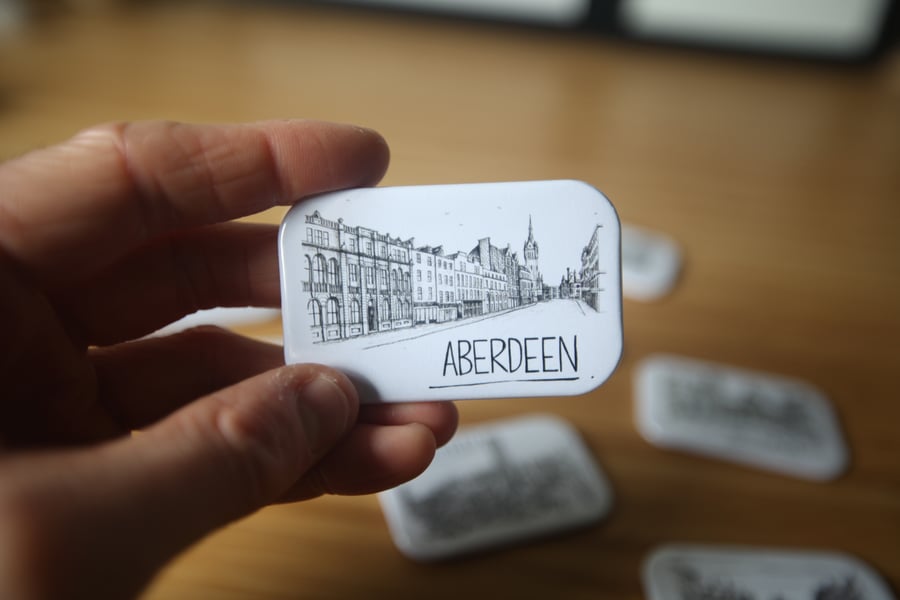 Aberdeen Skyline Magnet