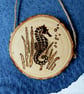 Pyrography Seahorse Decoration Gift