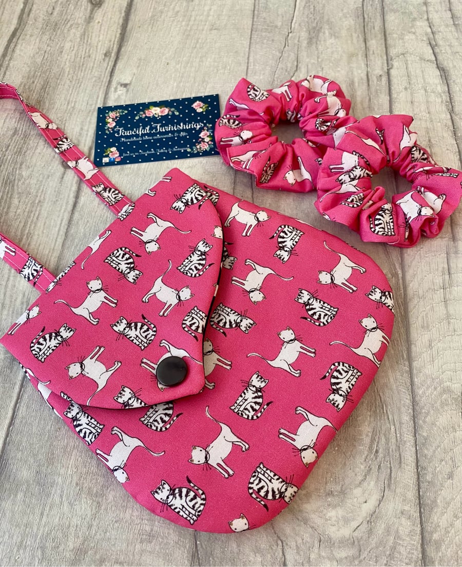 Childs Bag & matching Scrunchie Set
