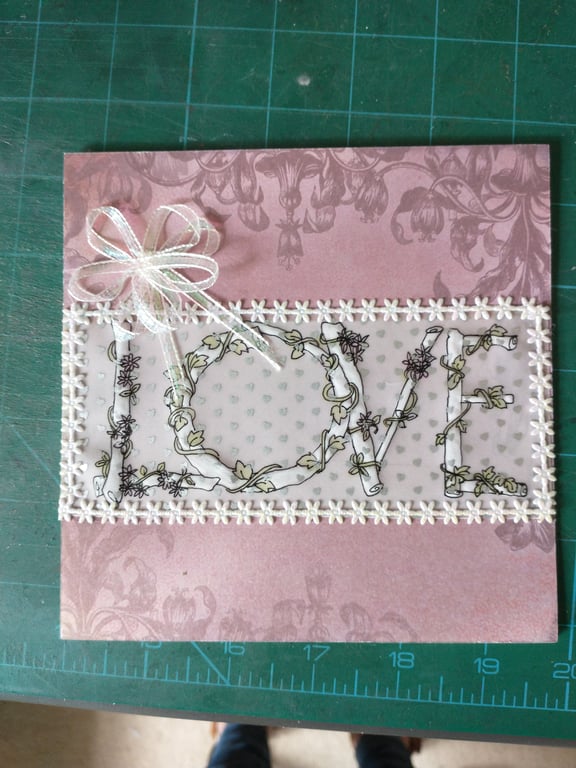 Art deco romantic card