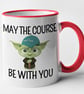 May The Course Be With You  Funny Novelty GOLF Themed Mug - Image 4