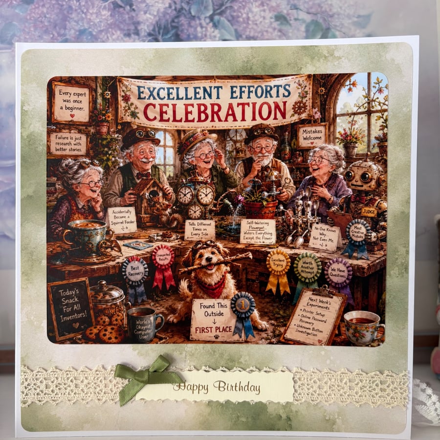 Greeting Card - Whimsical Inventors - C 0004