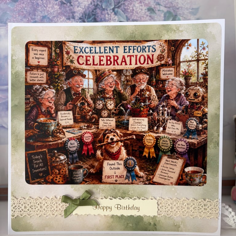 Greeting Card - Whimsical Inventors - C 0004