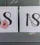Milestone Birthday Card - Hand-drawn Floral or Leaf Stem Number (18,21,30,40,50)