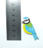 Blue Tit Pin Badge, Garden Bird Brooch, Garden Birds, Wooden Accessories - Image 4