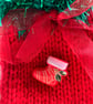 Cute little hand knitted Christmas gift bag  - Image 2