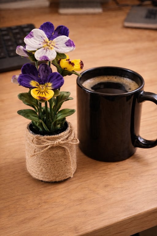 Everlasting Flowers in a Reclaimed Candle Jar – Handmade Gift