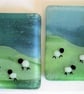 Fused glass sheep coasters - Image 6