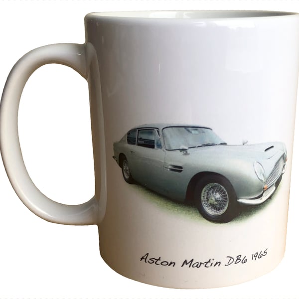 Aston Martin DB6 1965 - 11oz Ceramic Mug - A Quality Classic