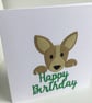 Birthday card. Handmade card.  Dog. Ref 330 - Image 2