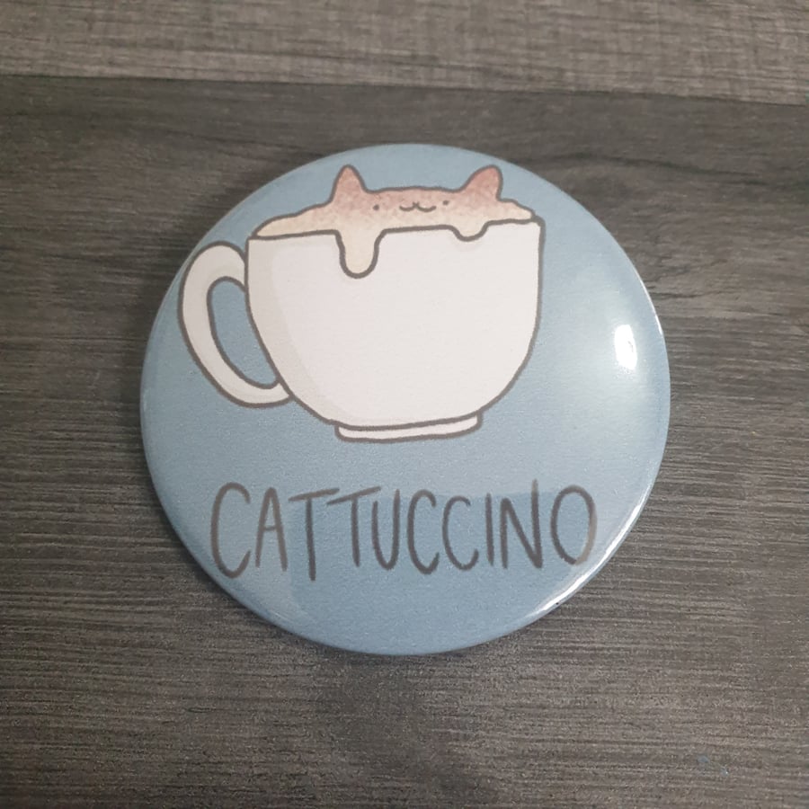 Cattuccino Badge 58mm