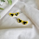 Retro SunGlasses Hoop Earrings