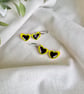 Retro SunGlasses Hoop Earrings