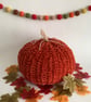 PUMPKIN . Single .Orange .Autumn .Home decor. Plush.Halloween. - Image 1