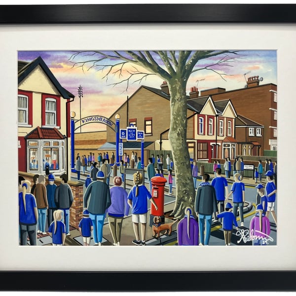Chelsea. Framed & Unframed Fine Art Print, Women Football Club FC Stadium Gift