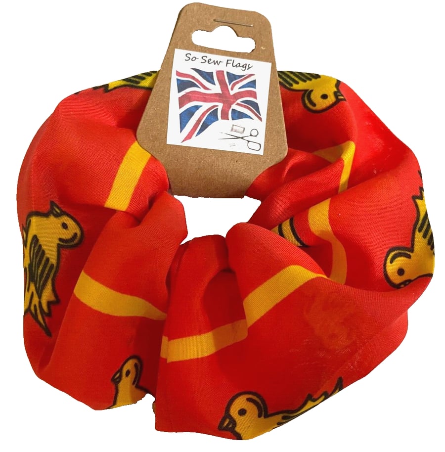 East Sussex London Flag Hair Scrunchie Scrunchies Accessory Band Elastic