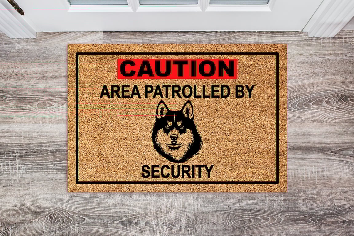 Akita Security Door Mat - Akita Dog Welcome Mat 