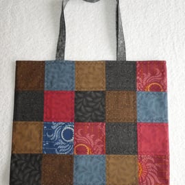 Patchwork Bag. Downton Abbey Fabric Patchwork Bag. Quilted Bag No.3