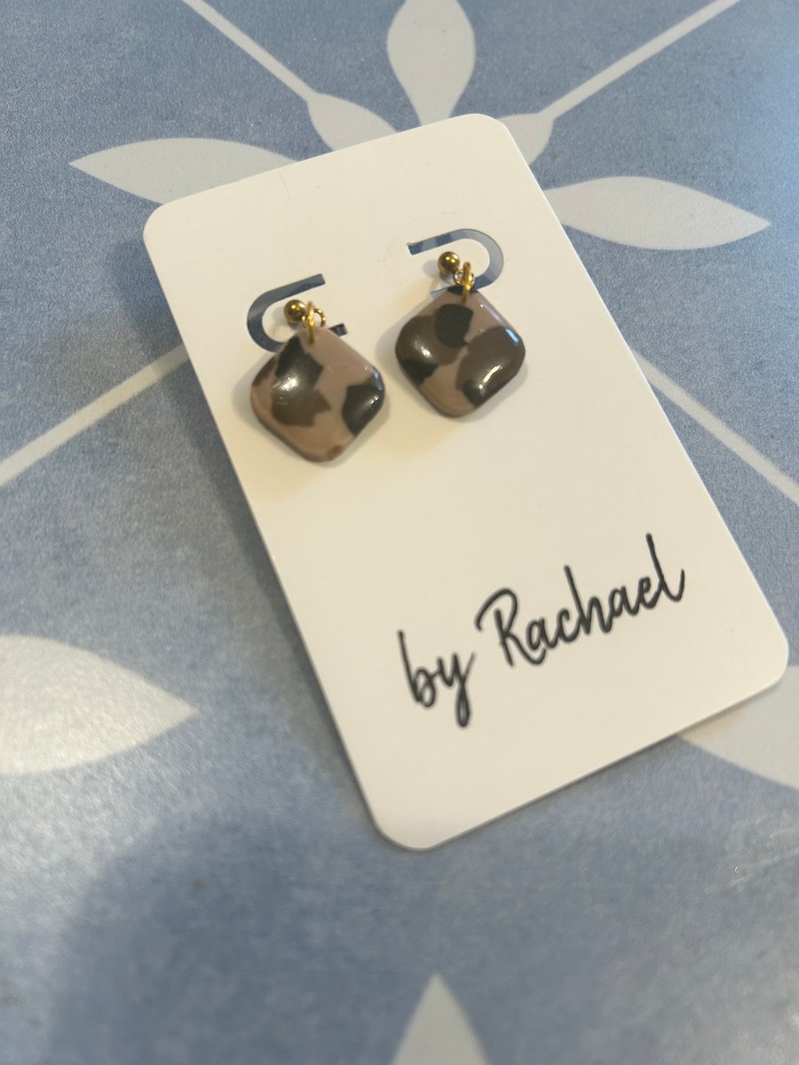 Cheetah print diamonds nd dangles