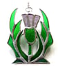 Scottish Thistle Stained Glass Suncatcher - Image 6