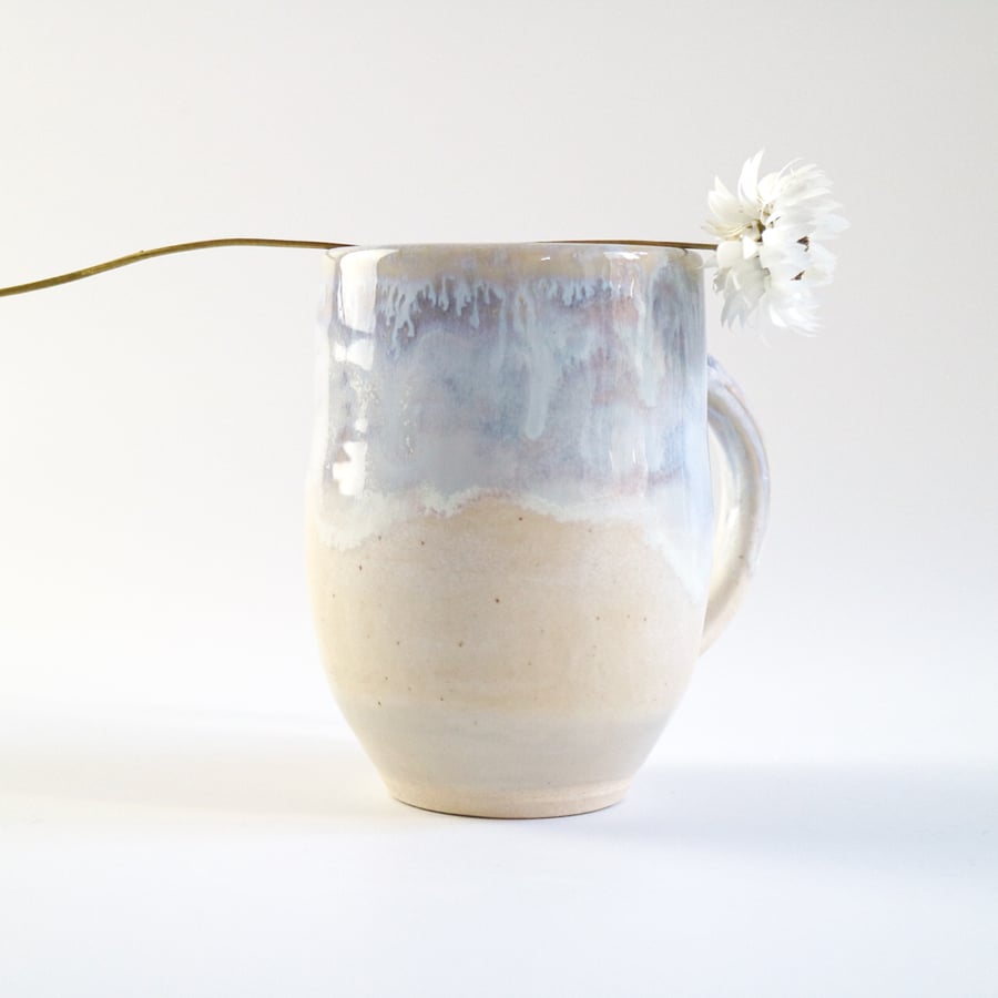 Handmade Ceramic Mug in Cloudy Lavender