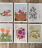 Set of Twelve Birth Flower Cards, Sticker Sheet, Birthday Cards - Image 3