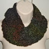 lady's crochet infinity scarf ( ref F 706)