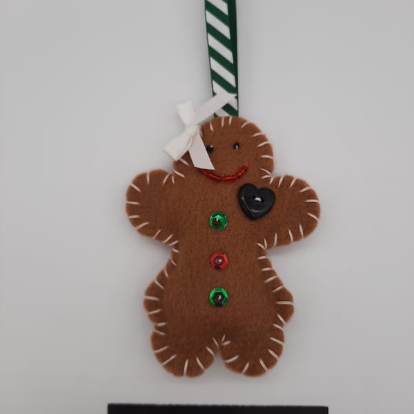 Mrs Gingerbread Christmas decoration 