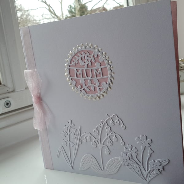 Floral card for mum