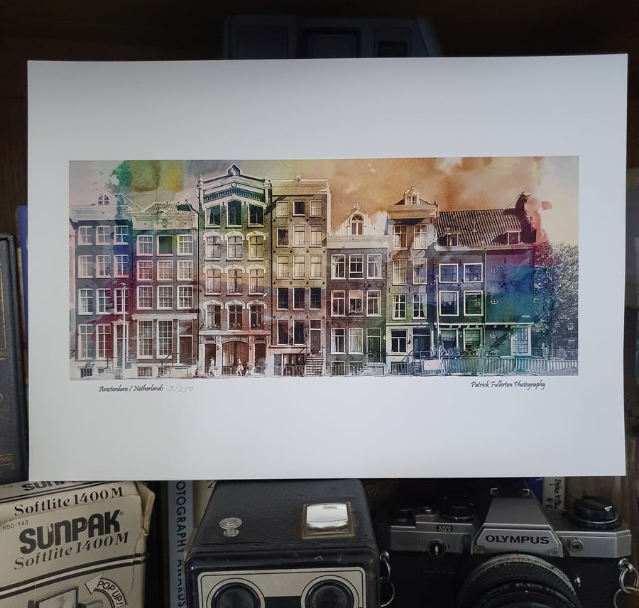  Wonky Buildings, Amsterdam Fine Art Archival print Limited Edition of 250 