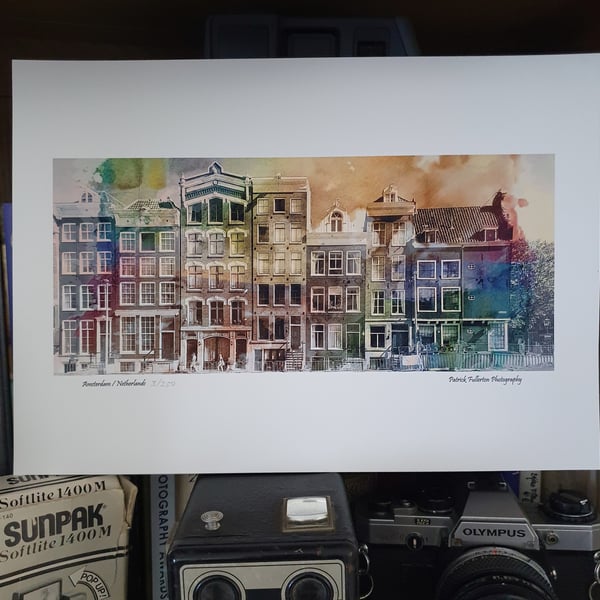  Wonky Buildings, Amsterdam Fine Art Archival print Limited Edition of 250 