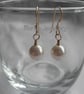 White pearl earrings - Image 1