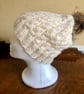Hand Knitted Aran Hat with removable pom pom - Image 2