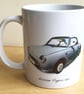 Nissan Figaro 1991 - 11oz Ceramic Mug - Japanese Fun Car - Image 2