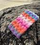 Hand knitted wool headband featuring Celtic knot pattern. Lined. CANDY - Image 3