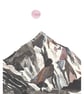 Mount K2 A3 illustration art Print (11.69 in x 16.54 in) - Image 1