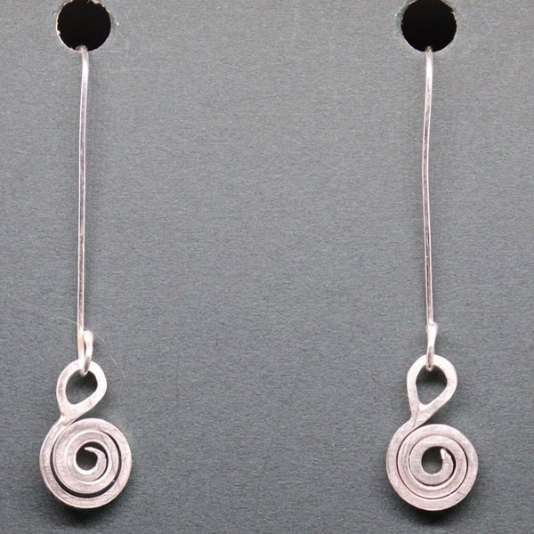 Sterling silver dangle earrings