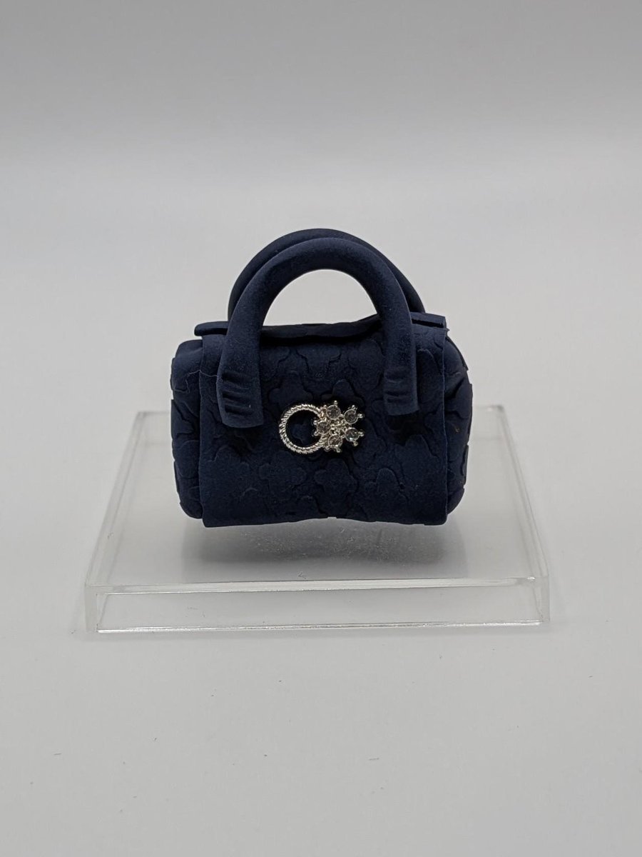 Miniature Handbag Cake Topper Polymer Clay Purse Decoration, Fashion Birthday De