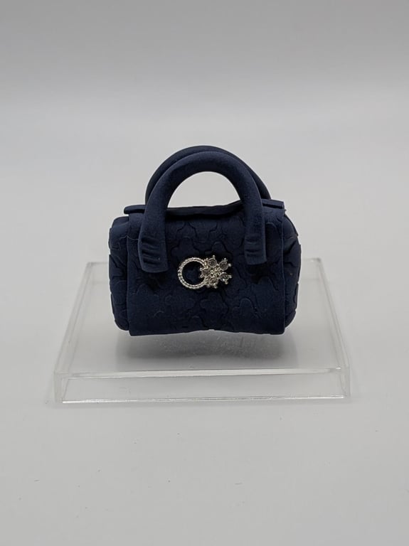 Miniature Handbag Cake Topper Polymer Clay Purse Decoration, Fashion Birthday De