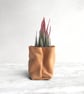 Leather planter (free artificial plant) - Image 4