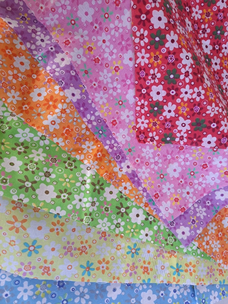 Big Floral Squares