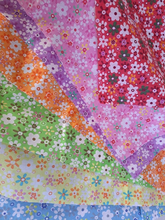 Big Floral Squares