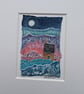 Hope Cottage - Original miniature collage. A5 Mounted - Image 4