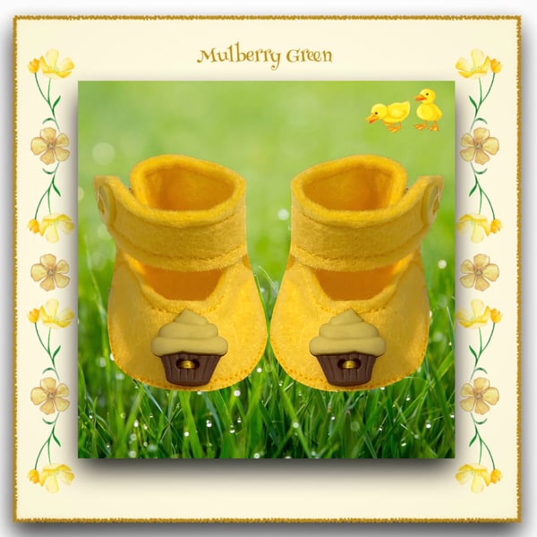 Lemon Cupcake Shoes